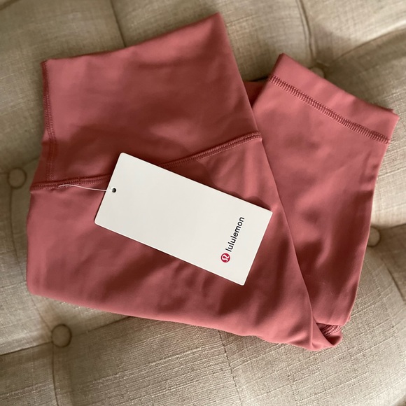 lululemon wunder under high rise tight - full on luxtreme 25” 8 briar rose pink - Picture 6 of 6